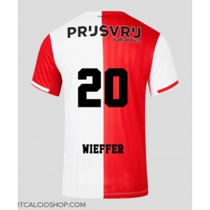 Feyenoord Mats Wieffer #20 Prima Maglia 2023-24 Manica Corta